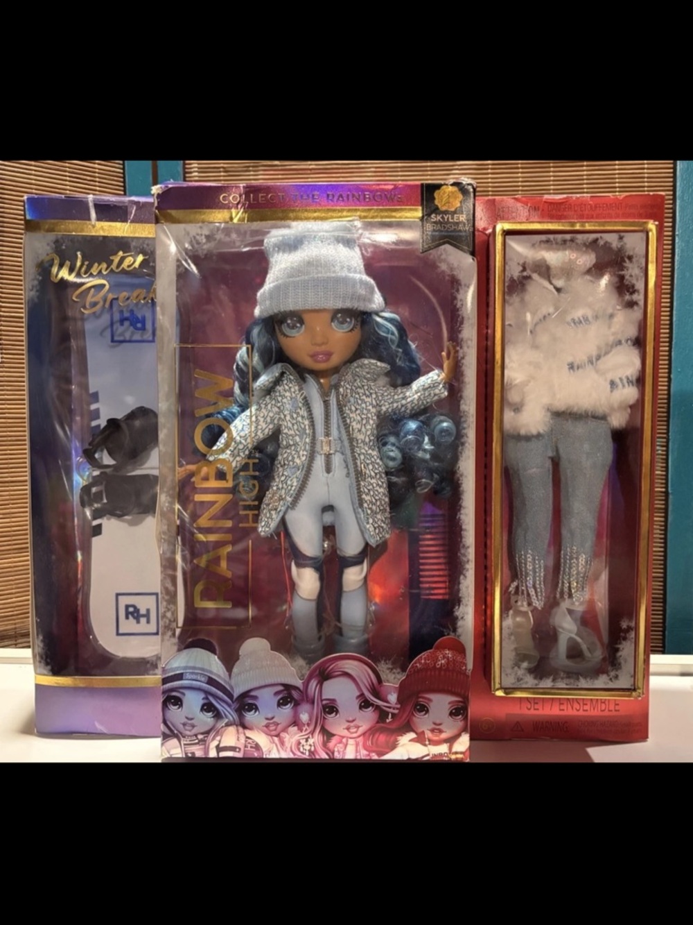 Rainbow High Skyler Brin Blue Winter Outfit Doll